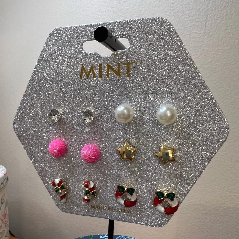 Christmas Stud Earring Set (6-Pair) – MINT